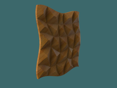 Panneau mural sans couture modèle STL 3D, soulagement décoratif modulaire pour l'impression 3D CNC Modèles 3D en vedette