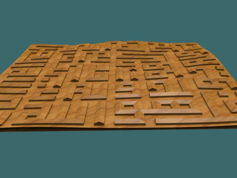 Surah Al-Ikhlas Wall Decor 3D STL Model Islamic Quranic Relief for CNC 3D Printing 3D Print Model