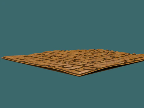 Surah Al-Ikhlas Wall Decor 3D STL Model Islamic Quranic Relief for CNC 3D Printing 3D Print Model