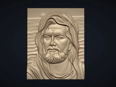 Ali bin Ebi Talib bas relief portrait 3D Print Model