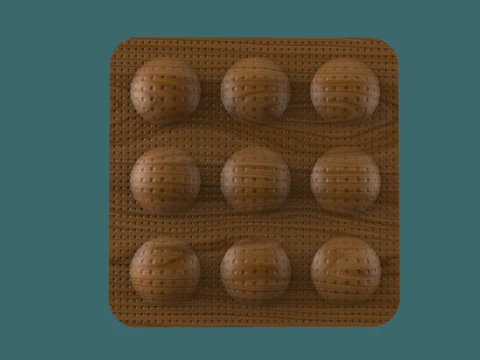 Modern Wall Panel 3D STL Model Abstract Decorative Relief 3D Print Model