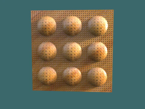 Modern Wall Panel 3D STL Model Abstract Decorative Relief 3D Print Model