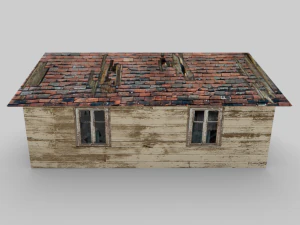 abandoned cottage house 3D Model