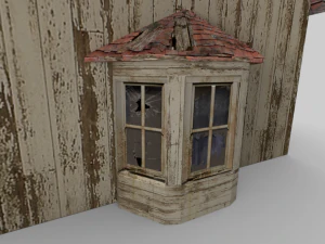 abandoned cottage house 3D Model