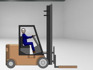 forklift Modèle 3D