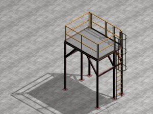 industrial platform 3D Model