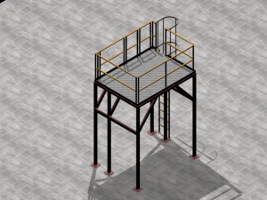 industrial platform 3D Model