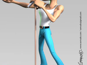 Fredy Mercuri 3D Model
