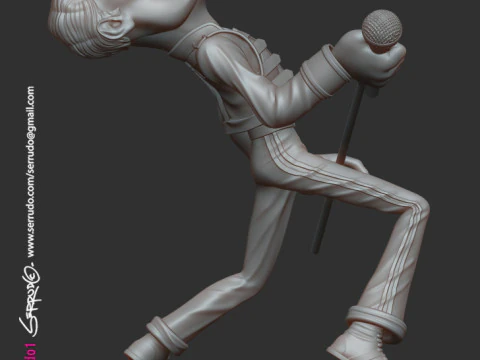 Fredy mercuri 3D Print Model