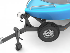 Mini Jet Boat And Trailer Modelo 3D