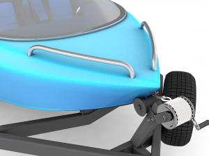 Mini Jet Boat And Trailer Modelo 3D