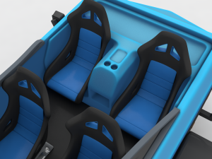 Mini Jet Boat And Trailer Modelo 3D