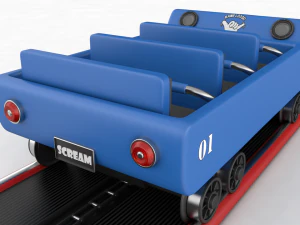 Prototip Coaster Konsept Araba 3D Model