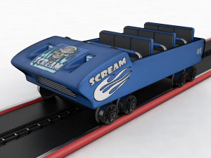 Prototip Coaster Konsept Araba 3D Model