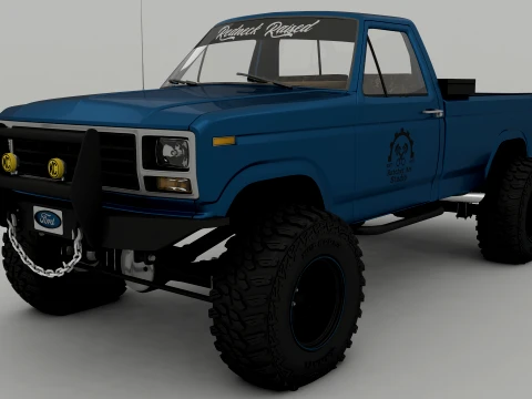 Ole Classic Pickup Truck 3D Model