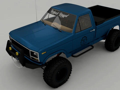 Ole Classic Pickup Truck 3D Model