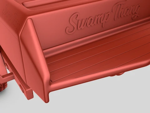 High-Performance Jet Boat and Trailer Kit 3D Model