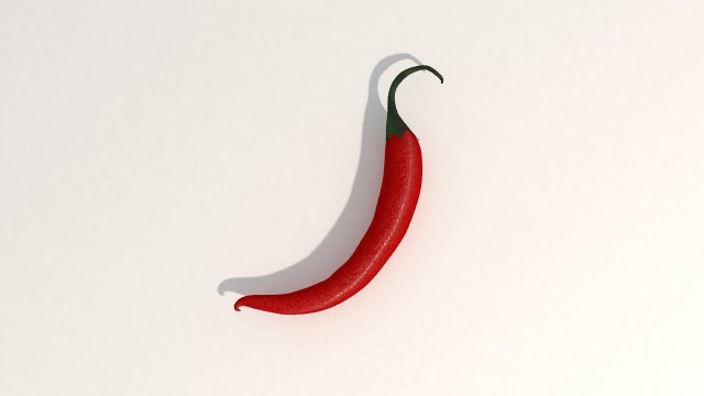 pepper chilli 3D Model .c4d .max .obj .3ds .fbx .stl .blend 