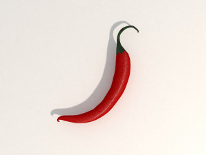 pepper chilli 3D 모델