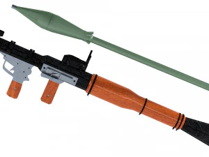 RPG-7 로켓 발사기 3D 모델