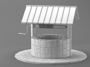 water well 3D 模型
