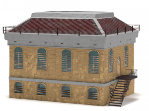 abandoned house pbr 3D 모델