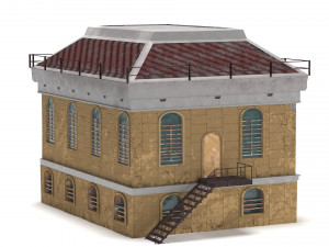 abandoned house pbr 3D मॉडल