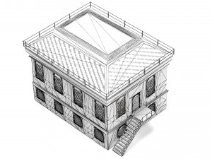 abandoned house pbr 3D मॉडल