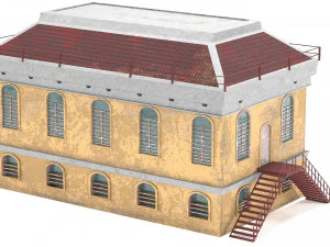 покинутий будинок пбр 3D Модель