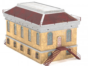 abandoned house pbr Model 3D