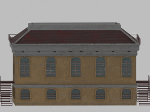 abandoned house pbr Model 3D