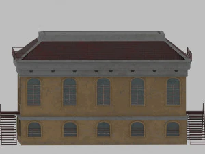 покинутий будинок пбр 3D Модель