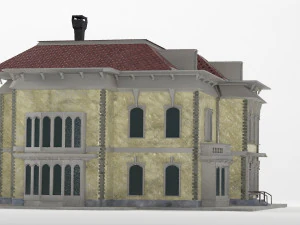 old victorian house pbr 3D Model
