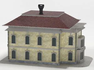 old victorian house pbr 3D Model