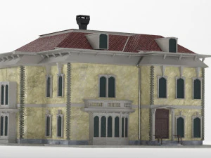old victorian house pbr 3D Model