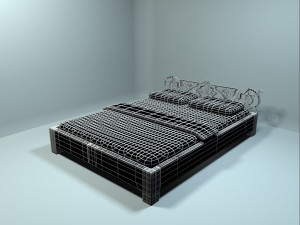 bed Modello 3D