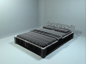 बिस्तर 3D मॉडल