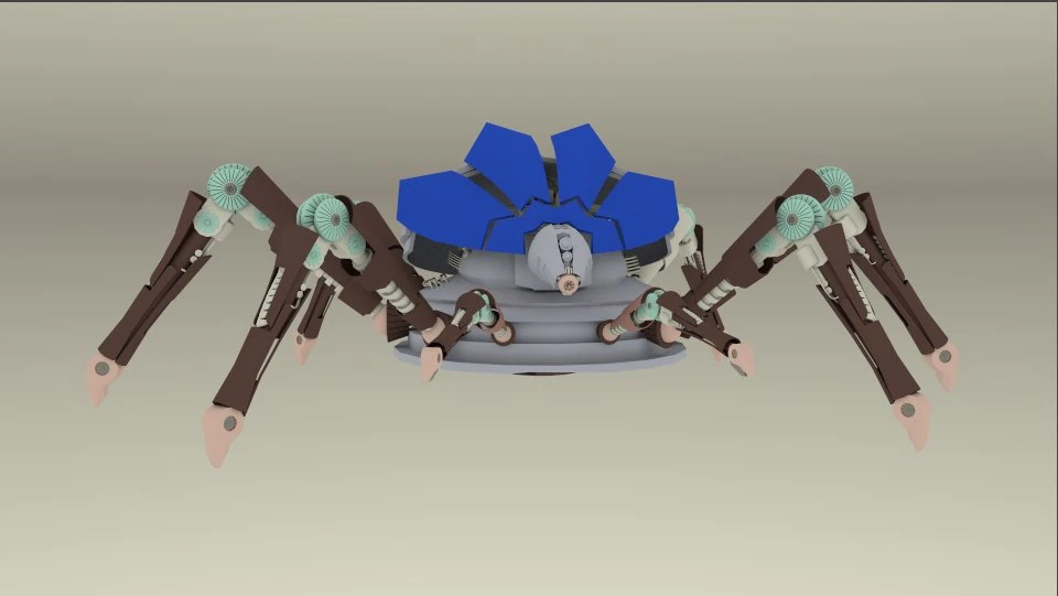 spider 3D Model .c4d .max .obj .3ds .fbx .stl .blend