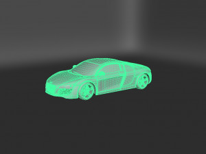 audir8 Model 3D