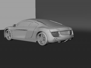audir8 Model 3D