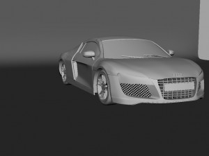 audir8 Model 3D