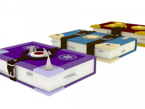 spell book collection 3D Model