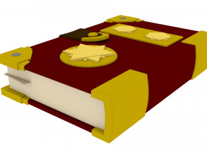 spell book collection 3D Model