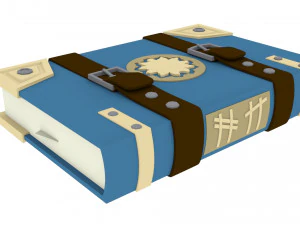 spell book collection 3D Model