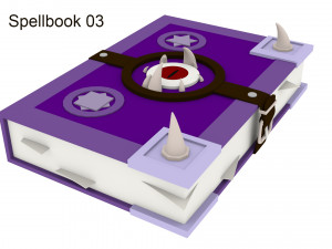 spell book collection 3D Model