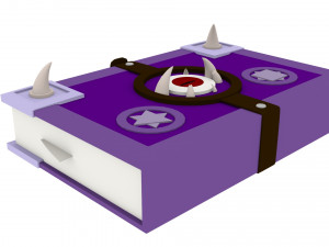 spell book collection 3D Model