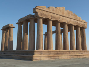 parthenon 3D मॉडल