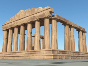 parthenon 3D मॉडल