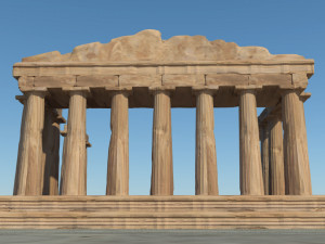 parthenon 3D मॉडल