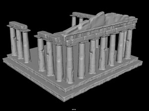 parthenon 3D मॉडल